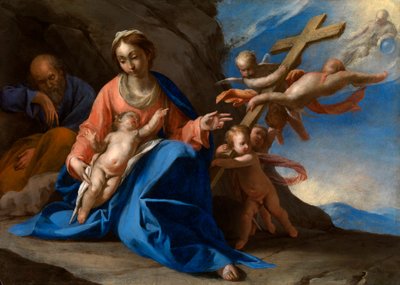 The Rest on The Flight into Egypt by Antonio de Bellis